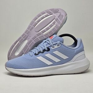 Adidas Run Falcon Women's  3.0 Athletic Shoes Blue White Size 8.5 Pre-owned